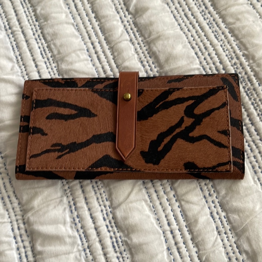 Madewell Calf Hair Post Wallet